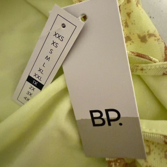 BP. Yellow Ruched Cami Top Size 1X NWT - Picture 5 of 6